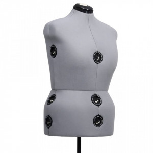 Formă pentru rochie femeie reglabilă gri, dimensiune L 44-50 - V288489V - Img 4