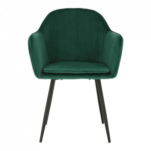 Fotoliu de design, catifea Velvet smarald - TP256890 - Img 12
