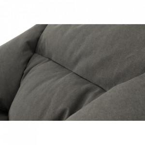 Fotoliu tip sac, material textil gri, 80x80x80 cm - TP258199 - Img 11