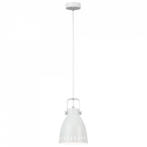 Lampă suspendată, albă / metalică - TP290212