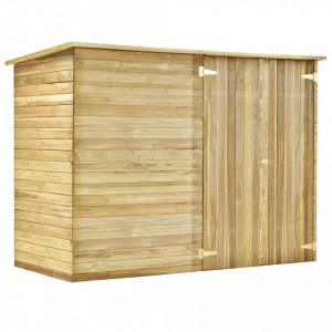 Magazie de grădină de bicicletă, 232x110x170 cm, pin tratat - V3059875V