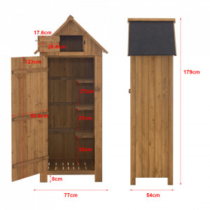 Magazie gradina pentru scule, 179 x 77 x 54 cm - P78468153 - Img 3