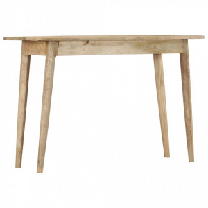 Masa consola, 115 x 40 x 75 cm, lemn masiv de mango nefinisat - V282748V - Img 4