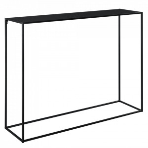 Masa consola de perete, 92 x 115 x 32 cm, negru mat - P65461662 - Img 3