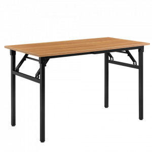 Masa cu picioare pliabile, lemn fag/negru - P57591464 - Img 2