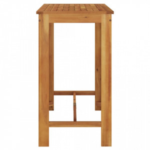 Masă de bar de grădină, 120 x 60 x 105 cm, lemn masiv de acacia - V319701V - Img 4