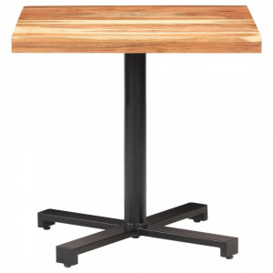 Masă de bistro, pătrat, 80x80x75 cm, lemn masiv de acacia - V320280V - Img 1