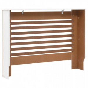 Masca pentru calorifer, alb, 112x19x81,5 cm, MDF - V284320V - Img 4
