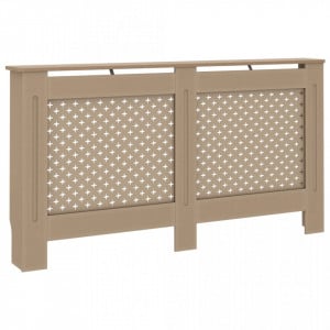 Masca pentru calorifer, negru, 152 x 19 x 81 cm, MDF - V288196V - Img 2