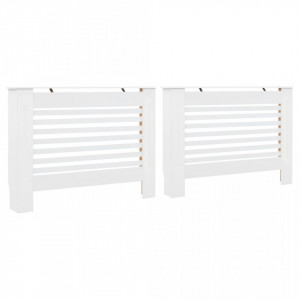 Masti de calorifer, 2 buc., alb, 112 x 19 x 81,5 cm, MDF - V3051374V - Img 2
