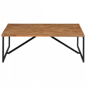 Masuta de cafea, 110x110x36 cm, lemn masiv de acacia - V247699V - Img 3