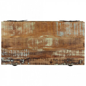 Masuta de cafea, 115 x 60 x 40 cm, lemn masiv reciclat - V248095V - Img 4