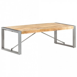 Masuta de cafea, 120 x 60 x 40 cm, lemn de mango nefinisat - V321538V