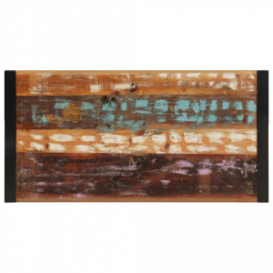 Masuta de cafea, 120 x 60 x 40 cm, lemn masiv reciclat - V247425V - Img 4