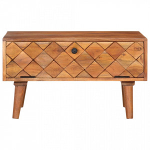 Masuta de cafea, 68 x 68 x 38 cm, lemn masiv de acacia - V288089V - Img 4