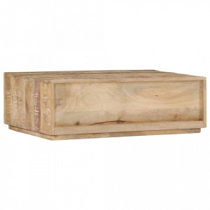 Masuta de cafea, 90 x 60 x 30 cm, lemn masiv de mango - V249863V - Img 4