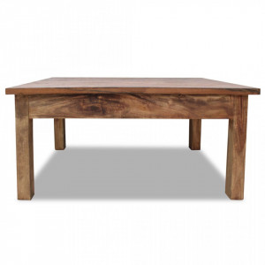 Masuta de cafea, lemn masiv reciclat, 98x73x45 cm - V244493V - Img 2