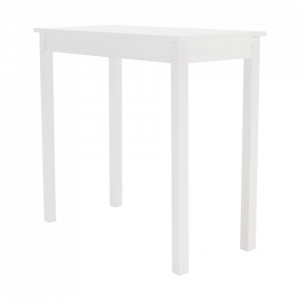 Măsuţă, masă tip consolă albă, 80x40x75 cm - TP277805 - Img 9