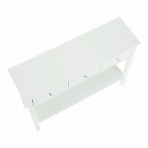 Măsuţă tip consolă, albă, 100x74x30 cm - TP251695 - Img 17