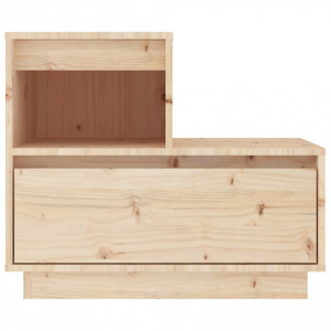 Noptiere, 2 buc, 60x34x51 cm, lemn masiv de pin - V814375V - Img 4