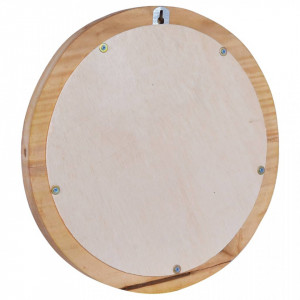 Oglinda de perete, 40 cm, tec, rotund - V288805V - Img 4
