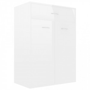 Pantofar, alb extralucios, 60x35x84 cm, PAL - V801077V - Img 2
