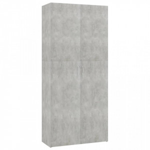 Pantofar, gri beton, 80x35,5x180 cm, PAL - V800292V