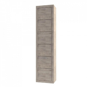 Pantofar inalt, culoarea stejar, 60x217x35 cm - TP185581 - Img 6