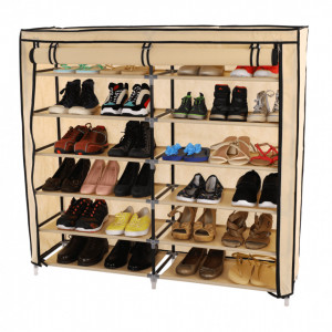 Pantofar, organizator de pantofi bej, 115x30x108 cm - TP275371 - Img 8