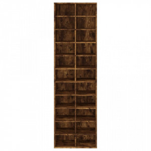 Pantofar, stejar fumuriu, 54x34x183 cm, lemn prelucrat - V815300V - Img 4