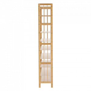 Pantofar, suport pentru pantofi, 10 poliţe, bambus, 80x25x150 cm - TP296534 - Img 4