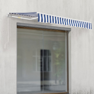 Paravan solar, 300 x 250 cm, albastru/alb unghi inclinare reglabil - P75702622 - Img 4