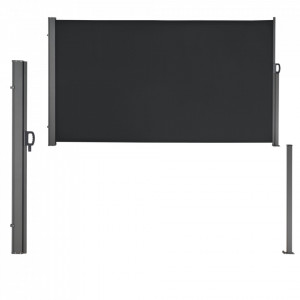 Paravan solar lateral retractabil, 160 x 300 cm, negru - P74654058 - Img 7