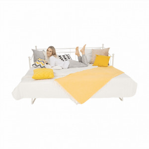Pat, cu un pat suplimentar, alb, 93x207x101 cm - TP264383 - Img 18
