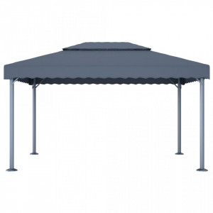 Pavilion, antracit, 400 x 300 cm, aluminiu - V48063V