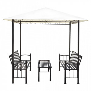 Pavilion de grădină cu masă și bănci 2,5x1,5x2,4 m - V43218V - Img 3
