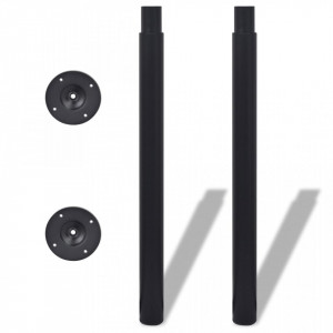 Picioare de masa telescopice, 4 buc., negru, 710 mm-1100 mm - V3051488V - Img 3