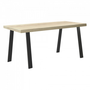 Picioare masa, otel, 55 - 75 x 72 cm, negru, 100 Kg - P75962241 - Img 2