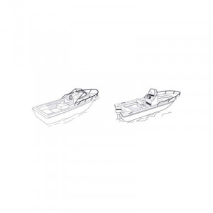 Prelata rezistenta la apa - vapor / barca cu motor / yacht (XL: 17-19 toli) gri - P49978131 - Img 3