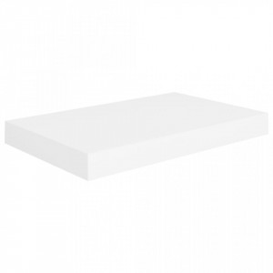 Raft de perete suspendat, alb, 40x23x3,8 cm, MDF - V323805V - Img 2