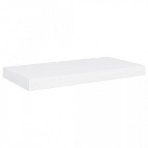 Raft de perete suspendat, alb, 50x23x3,8 cm, MDF - V323808V - Img 2