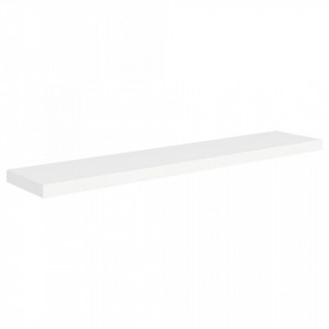 Rafturi de perete, 4 buc., alb, 120 x 23,5 x 3,8 cm, MDF - V323822V - Img 4