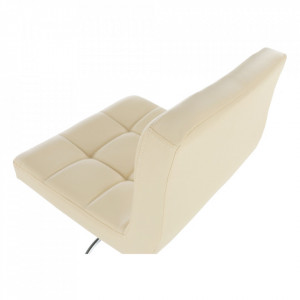Scaun bar, piele ecologică bej/crom - TP175172 - Img 14