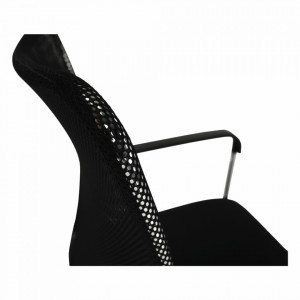 Scaun conferinţă, negru, 54x82x56 cm - TP255204 - Img 8