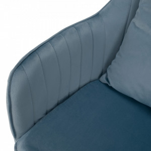 Scaun de birou, albastru, 42x55x80-90cm - TP297880 - Img 4