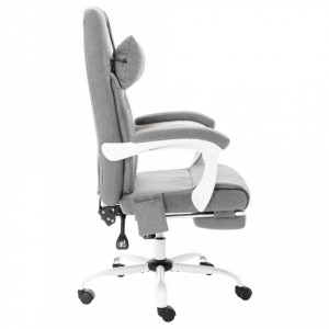 Scaun de birou cu masaj, gri, material textil - V20318V - Img 3