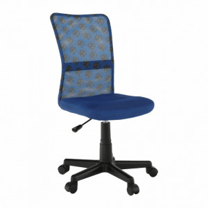 Scaun rotativ, albastru, 55x88-100x55 cm - TP254579 - Img 13