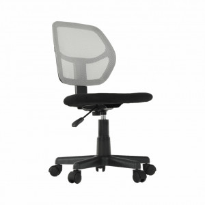Scaun rotativ, gri și negru, 39x49x78-90 cm - TP234338 - Img 5