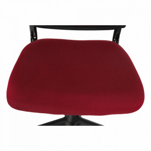 Scaun rotativ, roşu și negru, 47x80/91x42 cm - TP265167 - Img 8