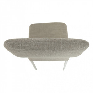 Scaun, textil bej/metal alb - TP201233 - Img 13